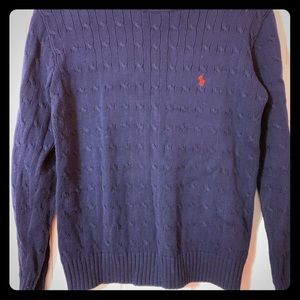 Navy Polo Sweater
